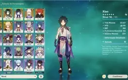 CONTA AR 51 - Xiao,Yelan + armas assinaturas e MUITO mais
