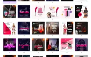Pack Canva Sexshop - 50 Artes Editáveis