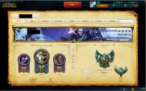 Conta League Of Legends - Platina 5