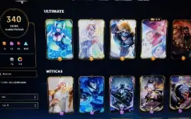 Conta De Lol, Ex-Diamante, +340 Skins, Mmr Alto (Negociação)