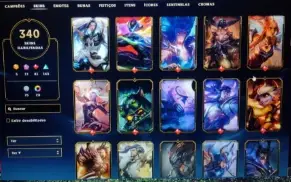 Conta De Lol, Ex-Diamante, +340 Skins, Mmr Alto (Negociação)