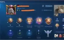 CONTA MÍTICO + 40 HEROIS + 27T SKIN + 53K DE OURO