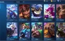 CONTA MÍTICO + 40 HEROIS + 27T SKIN + 53K DE OURO