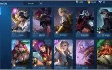 CONTA MÍTICO + 40 HEROIS + 27T SKIN + 53K DE OURO