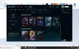 Conta lol platina 4