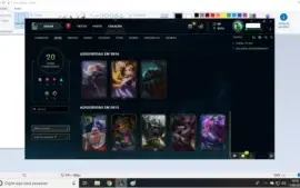 Conta lol platina 4
