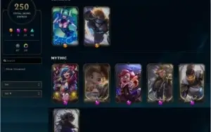 CONTA LOL (SERVER BR) - 250 SKINS