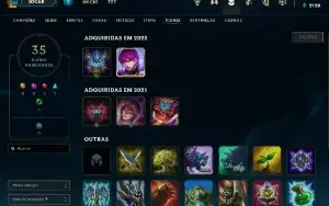Conta DIAMANTE 4 | 76% Win - Lol (League Of Legends) Elomoon