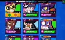 CONTA BRAWL STARS 11725 TROFÉUS 216 GEMAS 30/35 BRAWLERS