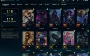 CONTA LOL 240 SKINS 125 CAMPEÕES BRONZE II