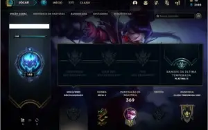 Conta Unranked com 68 skins e 112 champs