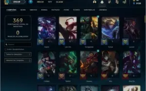 Conta Unranked com 68 skins e 112 champs