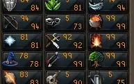 Conta de Runescape3, com stats elevados, com zaryte bow,bgs