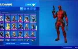 Vendo Conta Fortnite 151 skins e + de 90 picaretas.