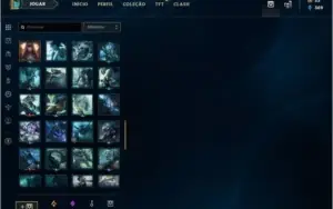 CONTA PLATINA 4 136 CAMPEÕES Level 205 55 skins