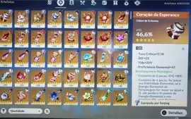 Genshin Impact - Conta Level 55