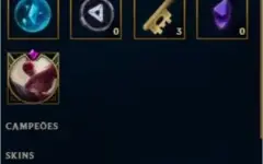 Conta gold 5 com borda, 85 campeões, 25 skins
