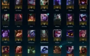 Conta gold 5 com borda, 85 campeões, 25 skins
