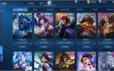 Mobile legends 77 skins (Angelic Agent) + 44 campeoes