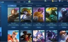 Mobile legends 77 skins (Angelic Agent) + 44 campeoes