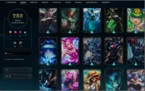 Conta LOL Diamante IV 280 skins