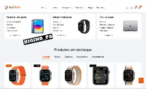 Tema Shopify Isotech - Loja De Eletrônico + Atualizações
