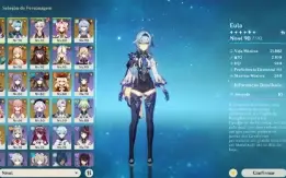 Conta de genshin end game ar 57, Hi3rd Lvl 81 e star rail lv