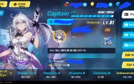 Conta de genshin end game ar 57, Hi3rd Lvl 81 e star rail lv