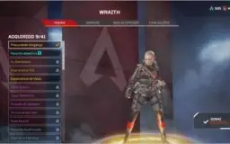 Conta Apex com Herança Wraith e mais de 20 skin lendária