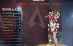 Conta Apex com Herança Wraith e mais de 20 skin lendária