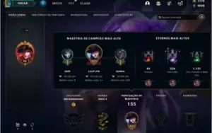 Conta LOL MMR ouro/plat lvl92 com boas skins