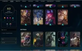 Conta LOL MMR ouro/plat lvl92 com boas skins