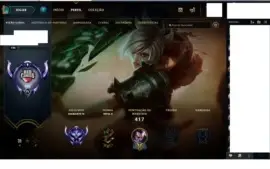 Conta de League of legends Diamante IV, 317 SKINS.