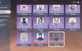 AR57, 23T5 Neuvillette + Bis, Hutao + Bis, Yelan, Kazuha...