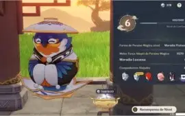 Conta Genshin Impact ar50 EULA, GANYU, ALBEDO, DILUC, QIQI