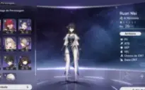 Nível 43. Jingliu, Blade, Ruan Mei, Bronya e1 e yanking