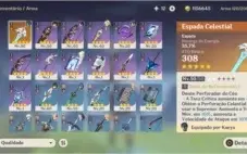 Xiao, mona e espada celestial