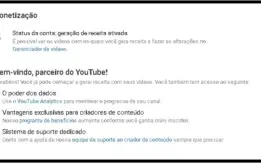 Canal Youtube 1700 Inscritos Monetizado