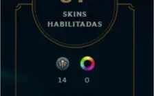 V> ACC LOL 57 Skins 2 miticas / faltam apenas 6 champions P5