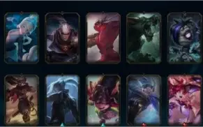 V> ACC LOL 57 Skins 2 miticas / faltam apenas 6 champions P5
