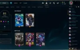 conta gold 1 85 skins mmr alto