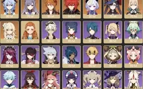 CONTA GENSHIN AR56✨13 LENDÁRIOS + YELAN|HUTAO e HOMA e MAIS✨