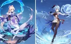 Conta Genshin Impact Ganyu + Amos e Kokomi + Fumetsu