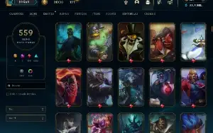 Conta Platina 4 com 559 skins