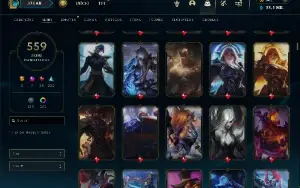 Conta Platina 4 com 559 skins