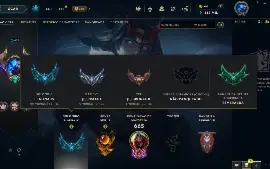 Conta League Of Legends Level 653. 170 Skins Todos Champions