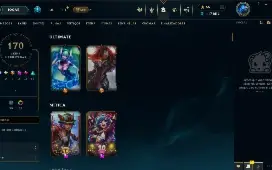 Conta League Of Legends Level 653. 170 Skins Todos Champions