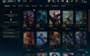 Conta prata 4 com 23 Champs e 2 Skins + 2 Fragmentos