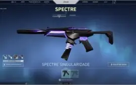 Conta Valorant nvl45 com skins e passe/Rank Ouro3-Platina1