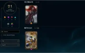 Conta do LoL, Ouro 1 runa 4,64 champ , 24 skins